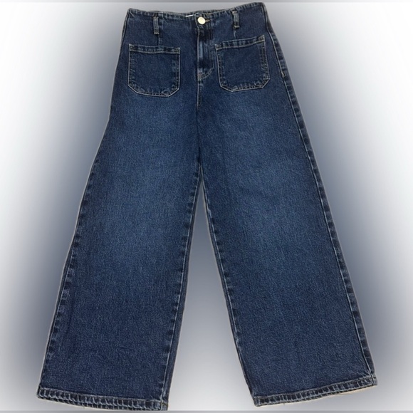 Zara Relaxed Leg High Waisted Jeans - Picture 5 of 9